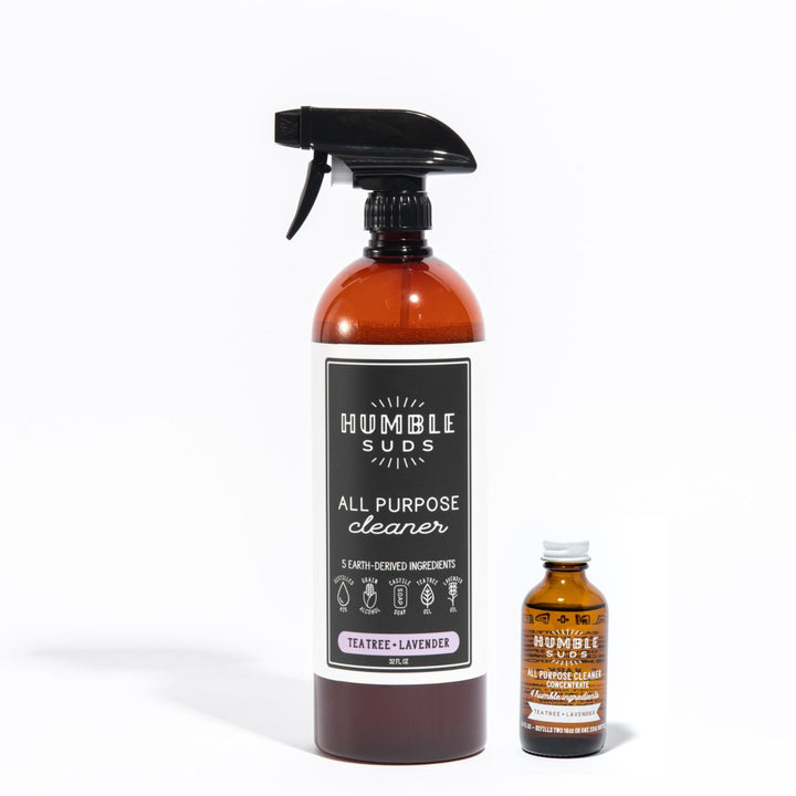 All Purpose Concentrate Set (Concentrate + Empty Labeled Bottle) - Humble Suds