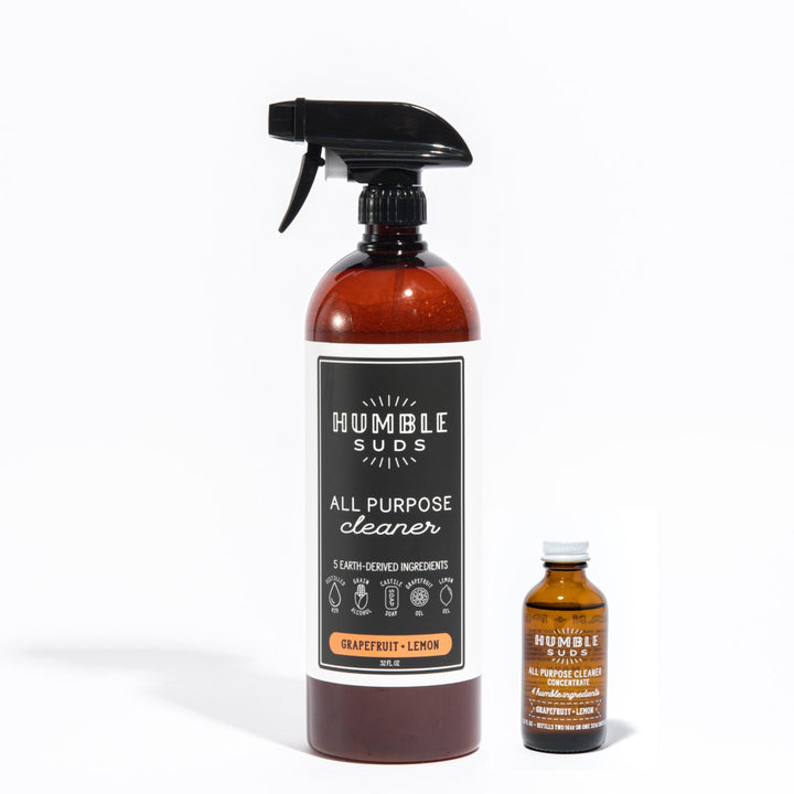 All Purpose Concentrate Set (Concentrate + Empty Labeled Bottle) - Humble Suds